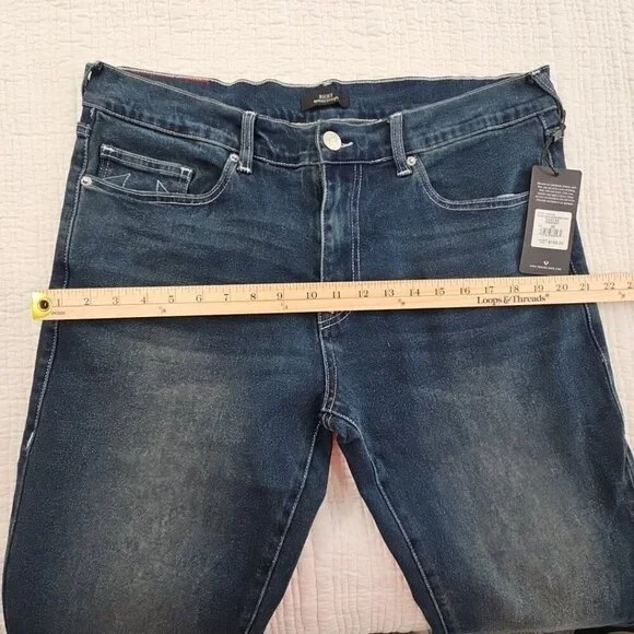 True Religion Ricky Jeans Men's 36x34 Med Wash Relaxed Straight Leg NEW NWT